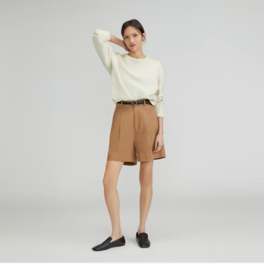 Everlane Way High Drape Short in Ash Brown